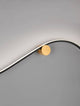 Kima LED Wandleuchte Geschwungen 3000K Schwarz, Gold