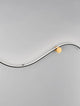 Kima LED Wandleuchte Geschwungen 3000K Schwarz, Gold