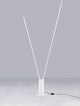 Kimolia LED Stehlampe 2-flammig Ø 22cm 3000K mit modernem Design und zwei Lichtstreben.