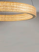 Kinara Pendelleuchte Ø 60cm 3000K Gold in elegantem Design mit funkelnder Acryl-Optik.