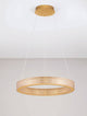 Kinara Pendelleuchte Ø 60cm 3000K Gold mit funkelndem Acryl und elegantem дизайном.