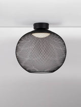 Kinetic LED ceiling light 3000K black