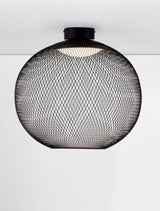 Kinetic LED ceiling light 3000K black