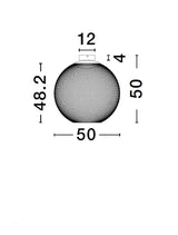 Kinetic LED ceiling light 3000K black