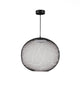 Kinetic LED Pendelleuchte 3000K Schwarz – moderne Pendelleuchte aus schwarzem Drahtgeflecht für stilvolles Wohnen.