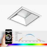 Atrium Kiub Built -in -paneelin LED RGB CCT HCL -paneeli