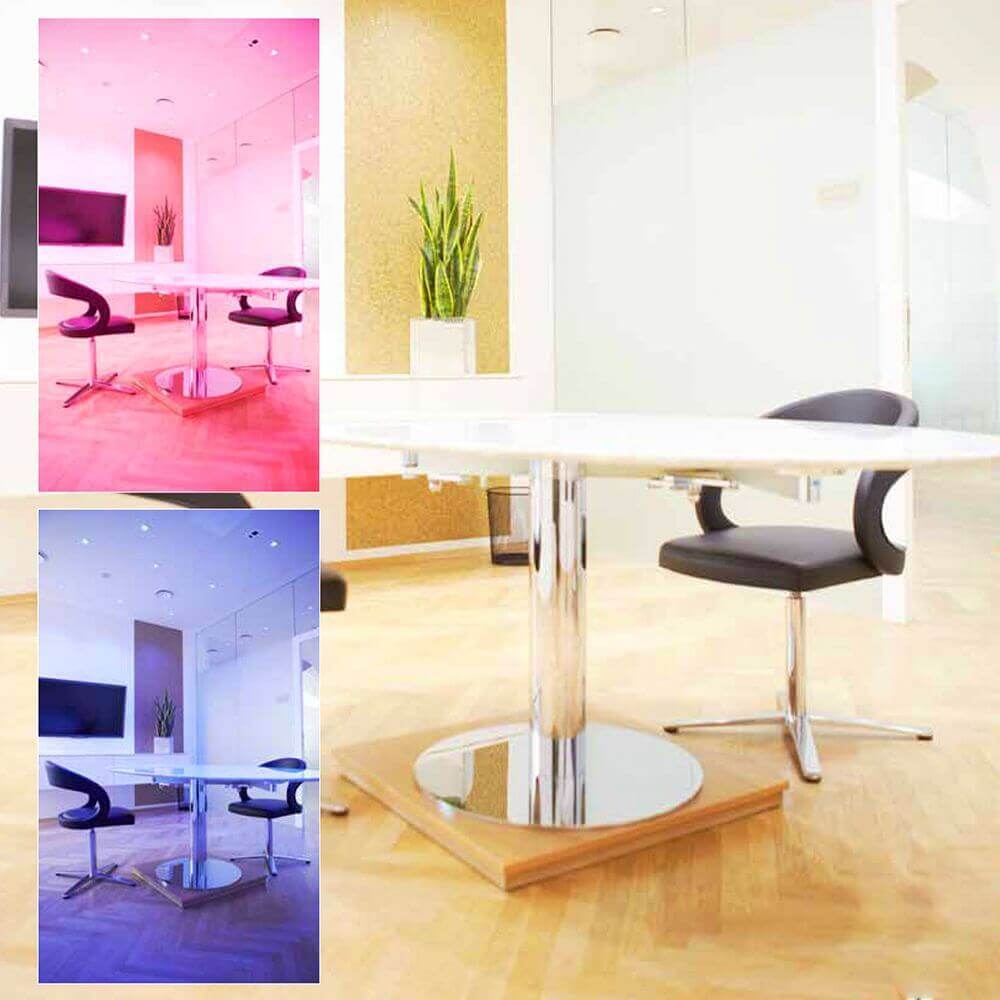 K-Motus HCL daily light installation spot RGBW swiveling neolink dali