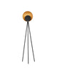 Kitro LED Stehlampe 3000K Schwarz, Gold mit modernem Design und eleganter Form.