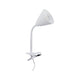 Klemmlampe Vitis mit Flexarm Schnurschalter Weiß - flexible Klemmleuchte für optimale Beleuchtung
