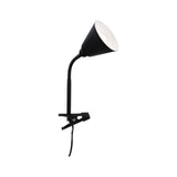 Luz de pinza Vitis con interruptor de cable de brazo flexible negro