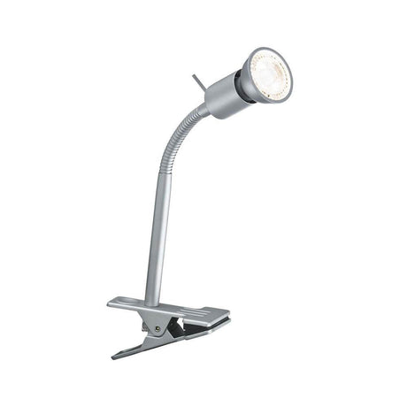 Klemmspot Finja GU10 Chrom – flexible Leuchte für gezielte Lichtakzente und optimale Ausleuchtung.