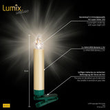 Led Christmas Tree Candles Lumix Superlight Mini Gold Color Base