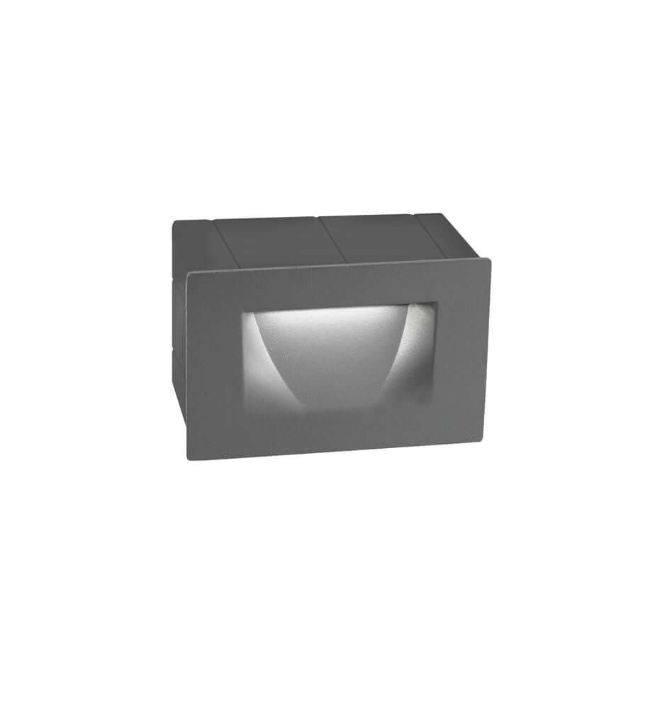 Krypton LED Außenwandeinbauleuchte Lichtauslass Kegel 3000K IP54