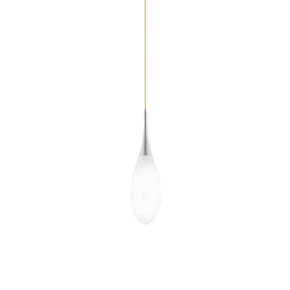 Lampada a sospensione per esterni Kundalini Spillo 67cm IP65 bianco