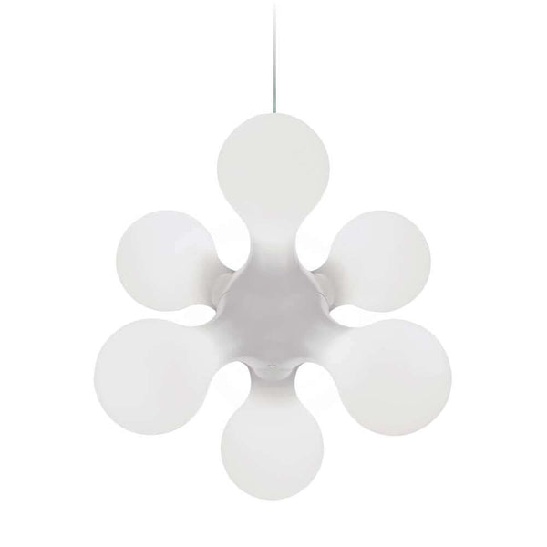 Kundalini Design-Hängelampe Atomium Ø 58cm, moderne Hängeleuchte mit organischer Form und diffusem Licht.