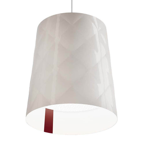 Kundalini pendellampe New York Ø 45 cm i elegant design med rød aksent