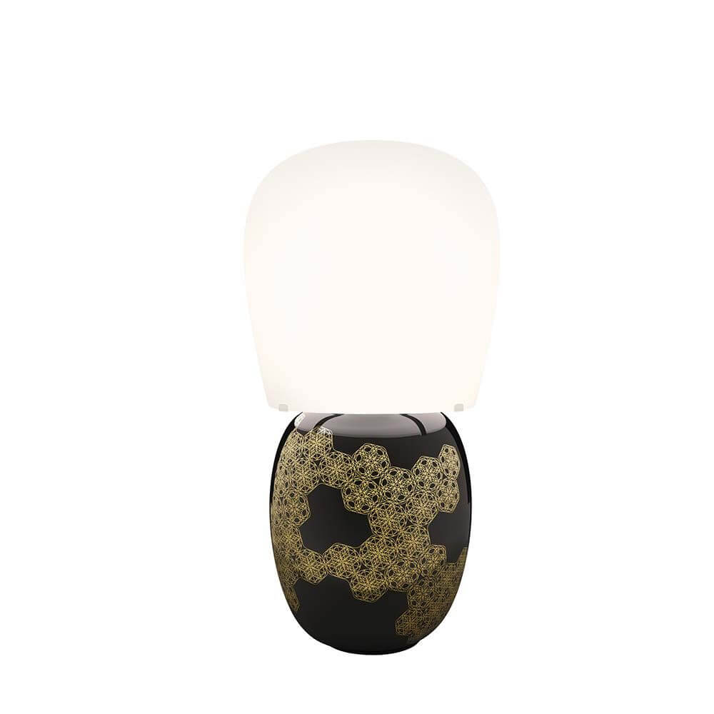 Lampada da tavolo in ceramica Kundalini Hive 47cm dimmerabile