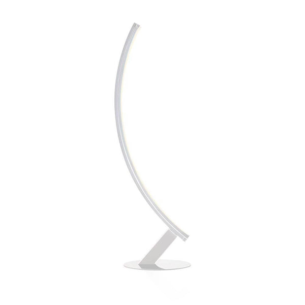 Lampe de sol arc Kundalini LED Kyudo dimmable au design élégant, inspirée de l’art japonais de l’arc.