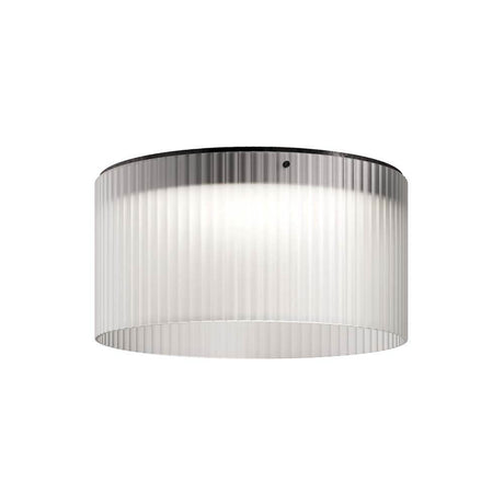 Kundalini LED Deckenlampe Giass Ø 50cm Dimmbar in elegantem, vintage Design mit klaren Glasierelementen.