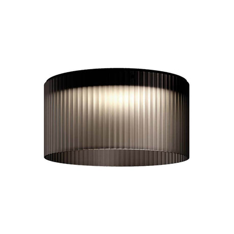 Kundalini LED Deckenlampe Giass Ø 50cm Dimmbar mit eleganter, gerippten Oberfläche.