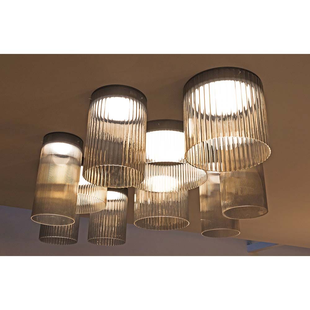 Kundalini Plafón LED Giass Ø 25cm Regulable