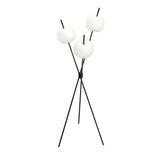 Kundalini LED lampada da terra Kushi treppiede 140 cm dimmerabile