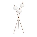 Kundalini LED lampada da terra Kushi treppiede 140 cm dimmerabile