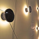 Kundalini led vägglampan azou 5-Flame-Dimable