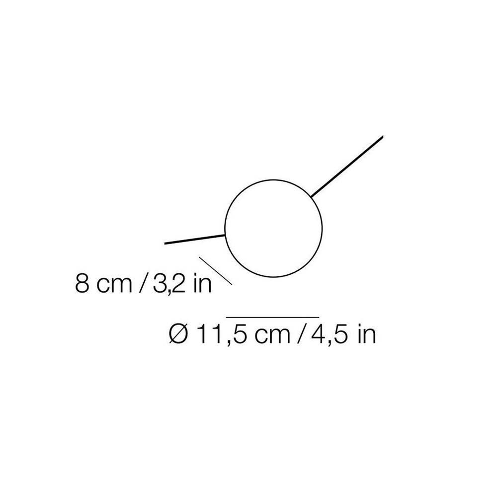 LED-Wandleuchte Azou 3-flammig Dimmbar