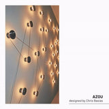 Lampada a muro a LED Azou 7-Flame-Flame Flame