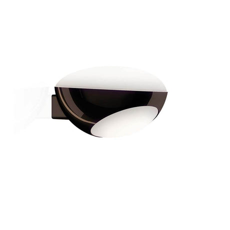 Kundalini LED Wandleuchte Tua Dimmbar in modernem Design mit elegantem Schwarz-Weiß-Kontrast.