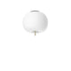 Kundalini Opalglas Deckenlampe Kushi Ø 16cm in runder Form, organisch und flauschig designt.