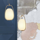 Lampada a sospensione Lanna Ø 22 cm H 40 cm Opal Glass