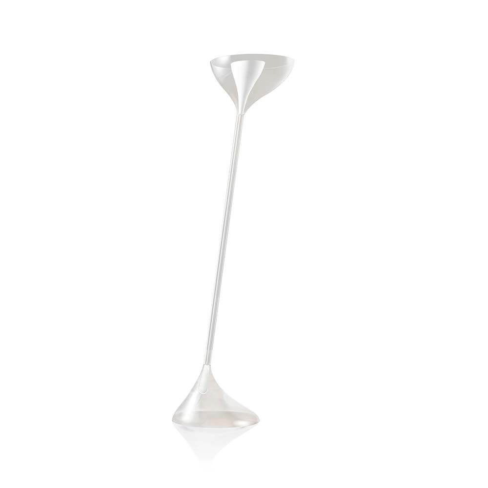 Kundalini Plexiglas Stehleuchte Floob 185cm mit futuristischem Design und harmonischer Formgebung.
