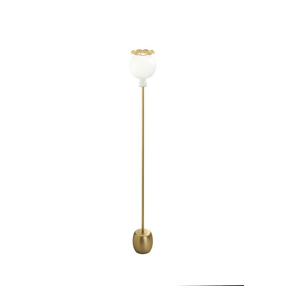 Opyo floor lamp 172cm glossy lacquer look dimmable