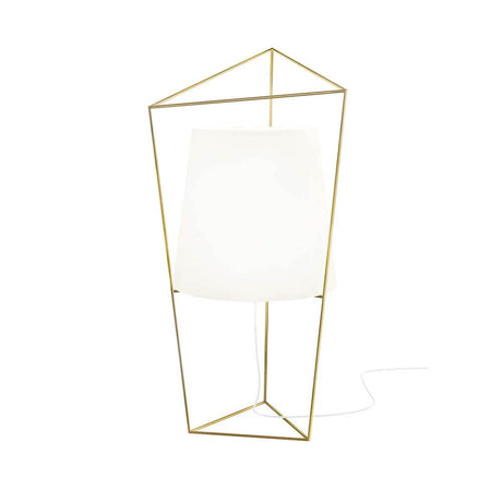 Kundalini Tischlampe Tatu 69cm mit Dimmer in geometrischem Design und minimaler Struktur.