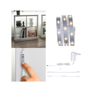 LED Strip 250 Regal Comfort Basis-Set: warmweißer LED-Streifen mit Touchschalter für Regalböden und Möbelbeleuchtung