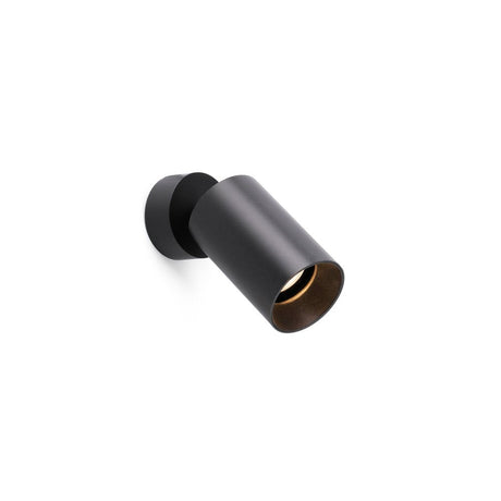 LED Wandstrahler STAN 12W in Schwarz mit warmem Licht 2700K für moderne Innenräume.