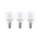 LED 3er-Pack Tropfen 5,5W E14 2700K