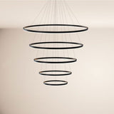 s.luce LED 5-ring pendant light combination centric