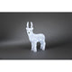 LED Acryl Rentier 40 Kaltweiße Dioden IP44 vor neutralem Hintergrund, leuchtend und dekorativ.