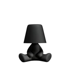 LED Akku-Tischleuchte Sweet Brothers Joe in Schwarz, tragbare LED-Lampe mit Soft-Touch-Oberfläche