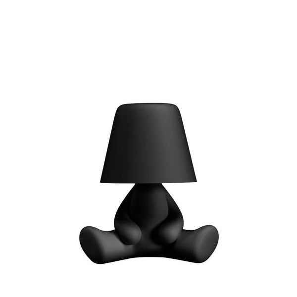 LED Akku-Tischleuchte Sweet Brothers Joe in Schwarz, tragbare LED-Lampe mit Soft-Touch-Oberfläche