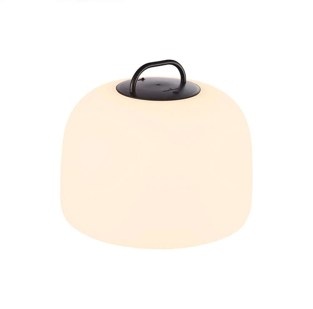 LED Akkuleuchte Kettle To-Go 36 IP65 in stilvollem Design mit Tragegriff.