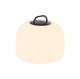 LED Akkuleuchte Kettle To-Go 36 IP65 in stilvollem Design mit Tragegriff.