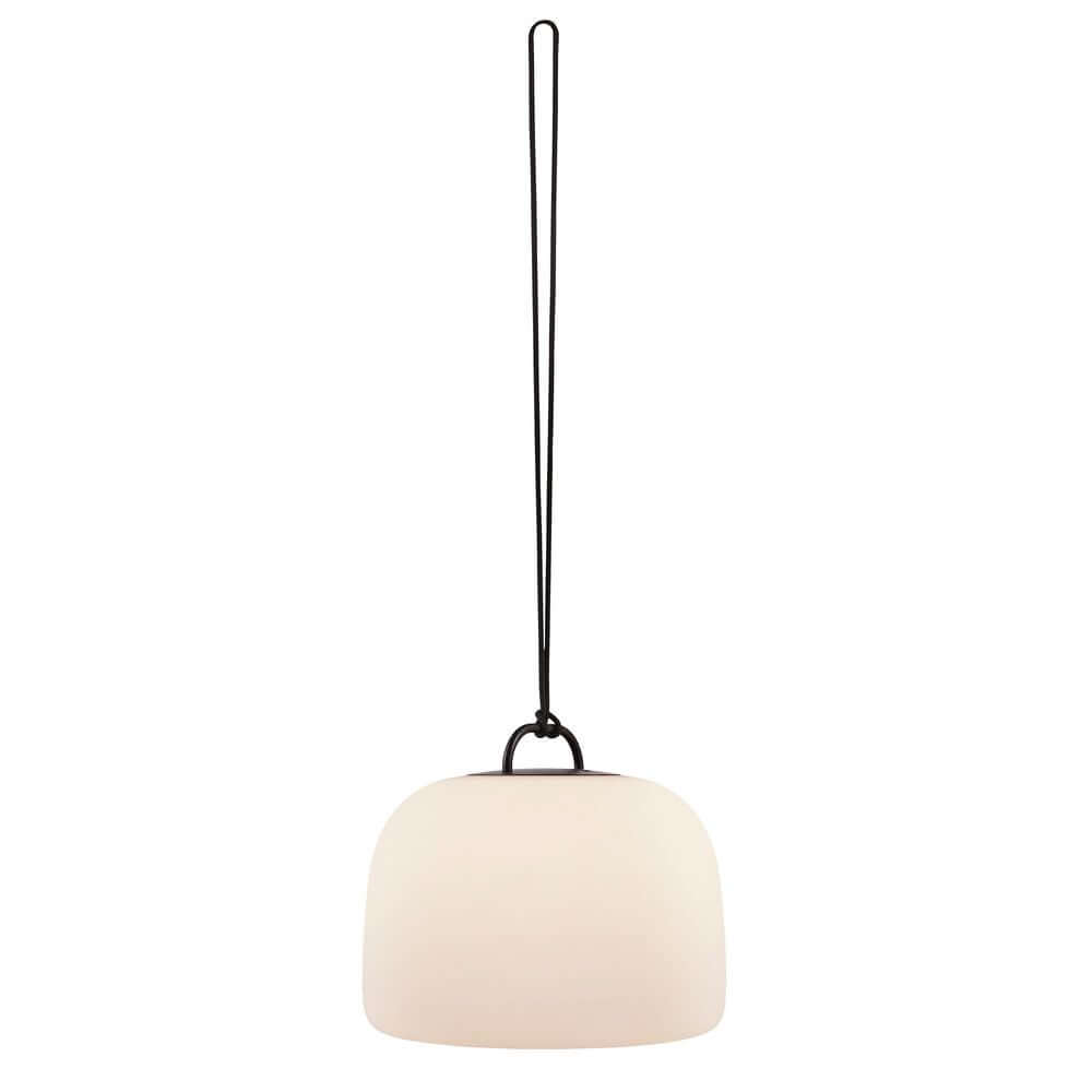 LED Akkuleuchte Kettle To-Go 36 IP65 in modernem Design, geeignet für Innen- und Außenbereich.