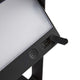 LED Akkuleuchte Saulio Solar IP44 mit USB-C-Anschluss und Dimmschalter nahaufnahme.