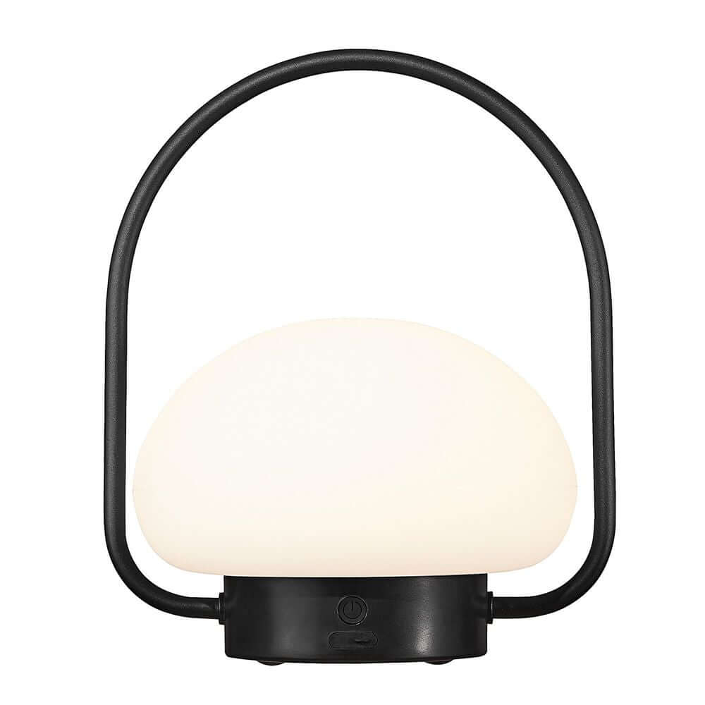 LED Akkuleuchte Sponge To Go IP65 mit elegantem Design und weichen Formen, ideal für Innen- und Außenbereiche.