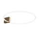 LED Deckenleuchte Anillo Ø 62cm mit modernem Design und stilvoller Goldfassung.