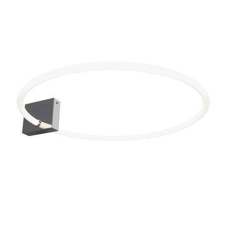 LED Deckenleuchte Anillo Ø 62cm mit modernem Design und gleichmäßiger Lichtverteilung in einem eleganten Raum.